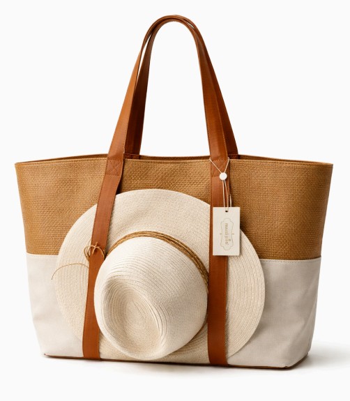The Dual-Tone Voyager Tote – Versatile Dual-Tone Voyager Leather Tote